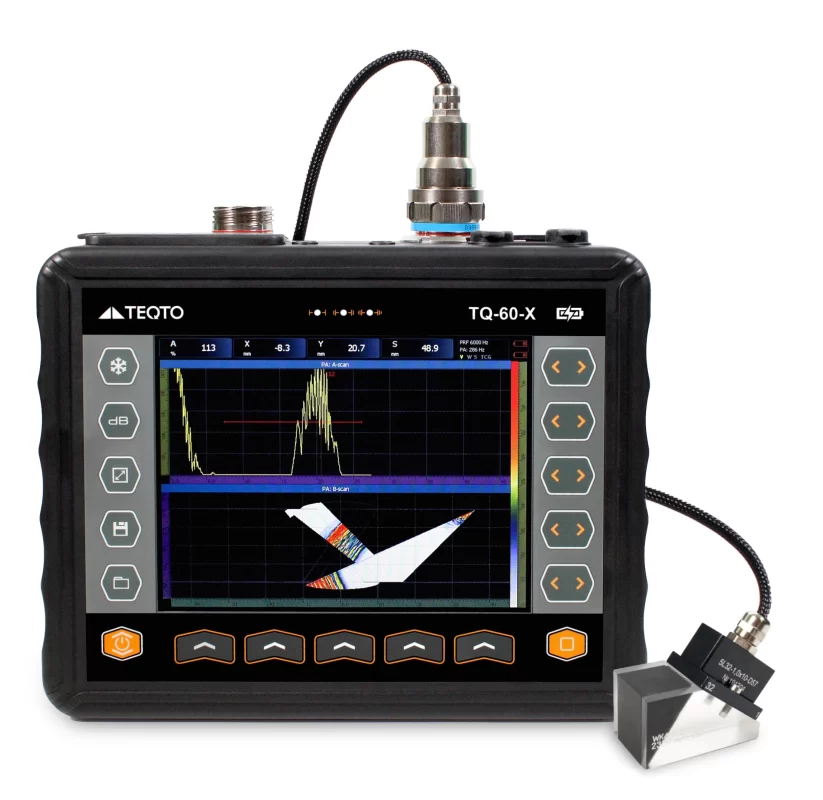 ultrasonic flaw- detector teqto