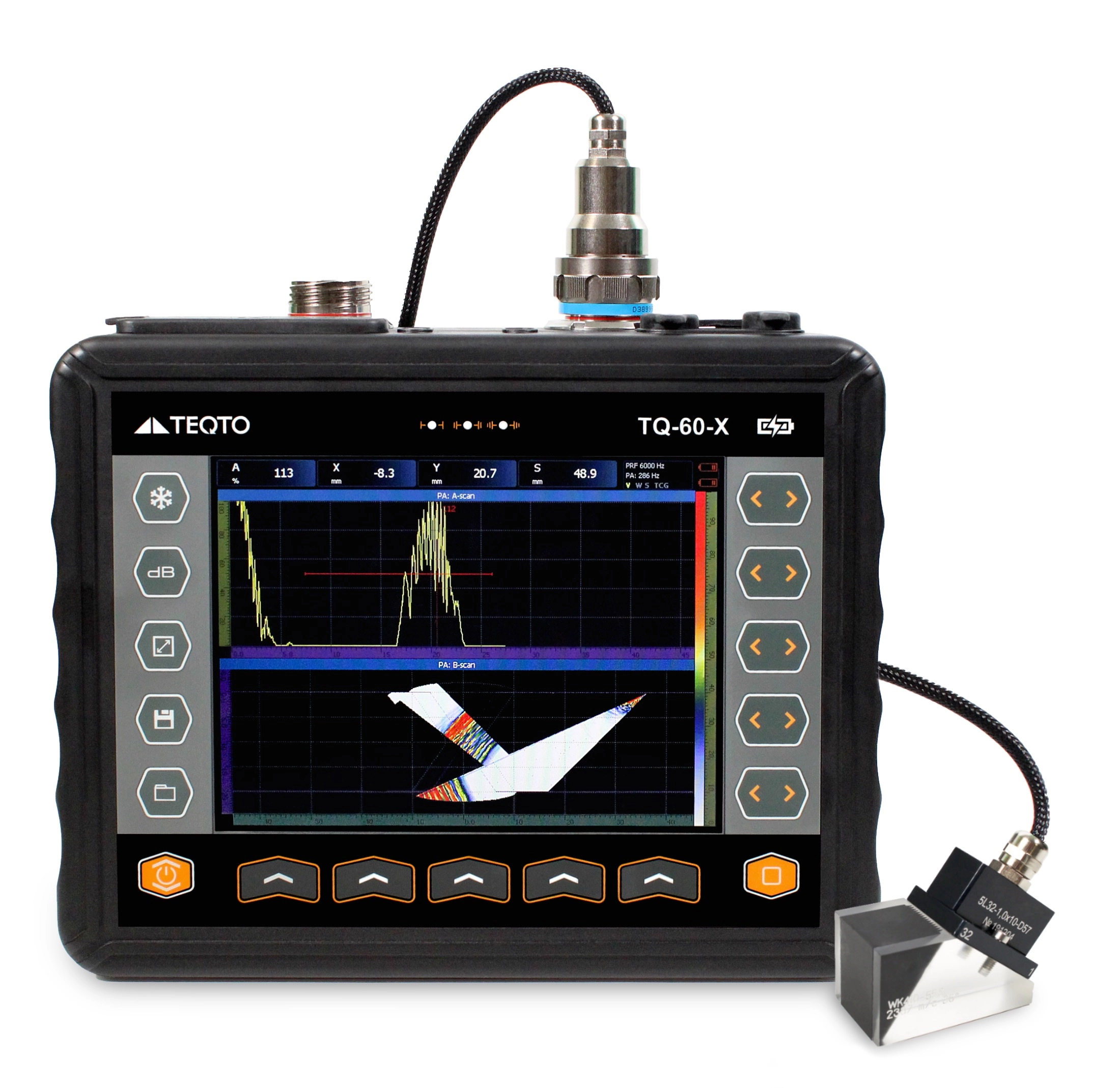 ultrasonic flaw- detector teqto